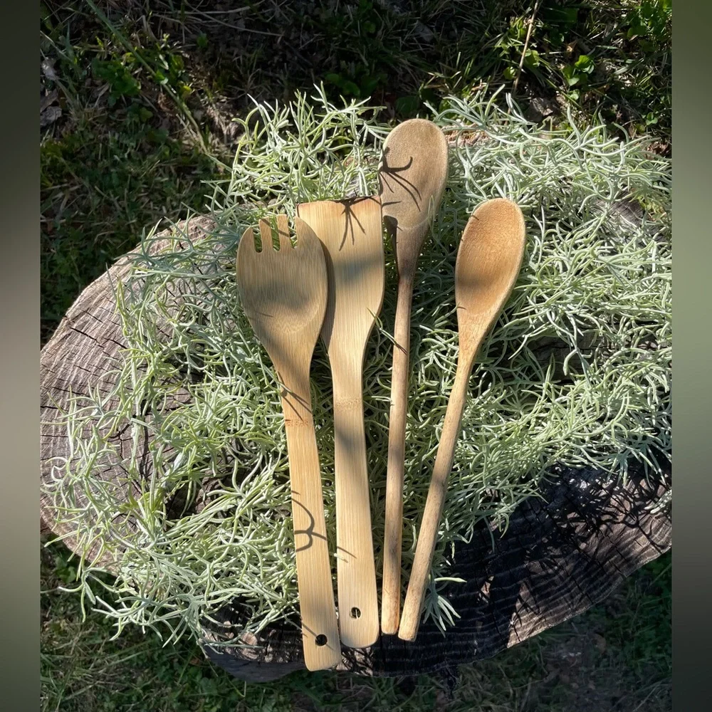 Set Of Wooden Utensils